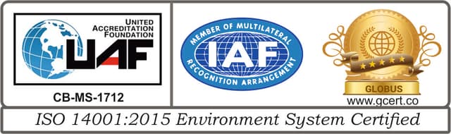 ISO 14001:2015 Environment System Certified