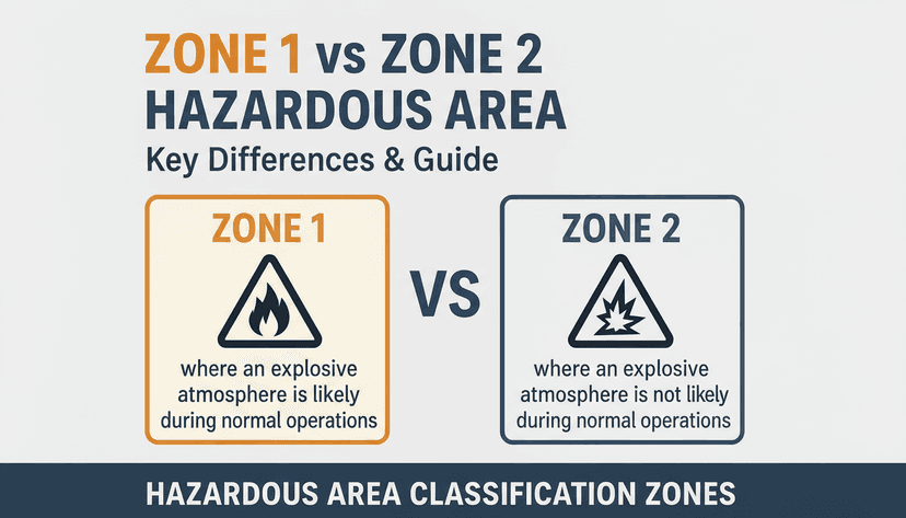 Zone 1 vs Zone 2 Hazardous Area: What You Need to Know